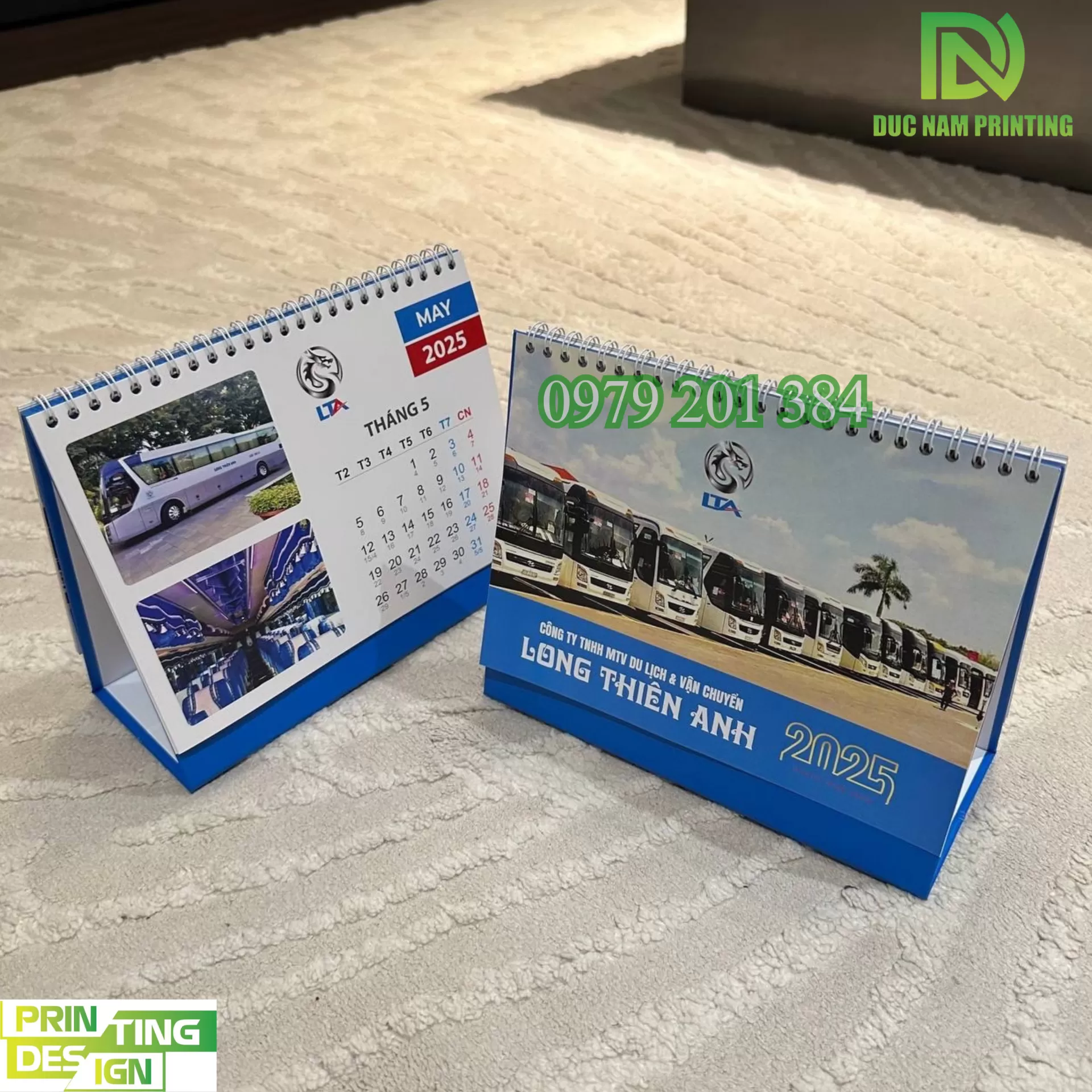 In lịch để bàn