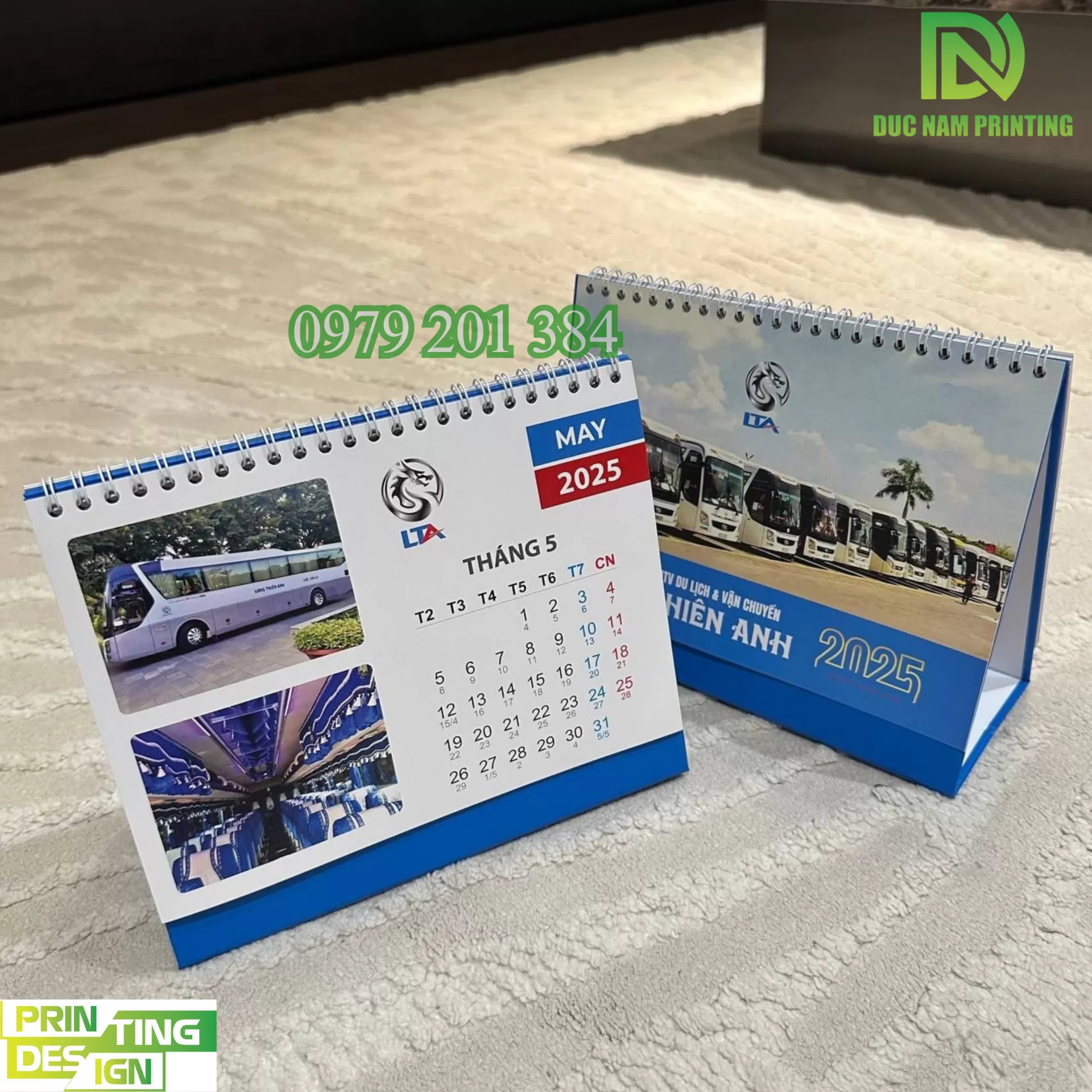 In lịch để bàn